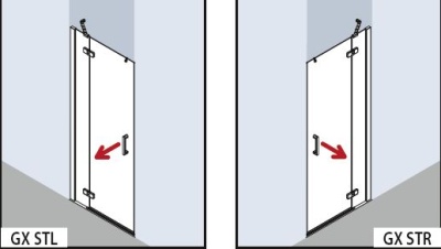 Душевая дверь Kermi Gia XP GX STR 09018VPК STR