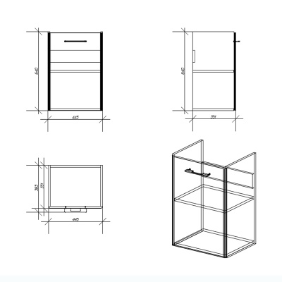 Тумба под раковину Alvaro Banos Valencia puerta 50 подвесная Белый лак Тумба под раковину Alvaro Banos Valencia puerta 50 подвесная Белый лак
