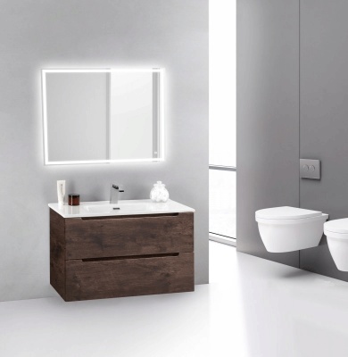 Тумба под раковину BelBagno ETNA 39-700/390-2C-SO-RW-P подвесная Rovere Moro