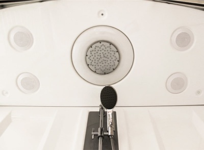 Душевой бокс Radomir Элис 2 168x85 L 1-04-1-1-5-0961 профиль Белый стекло матовое