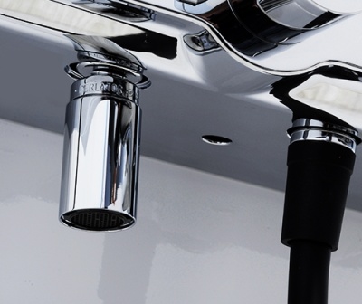 Душевая система WasserKRAFT Thermo A11401 с термостатом Черная глянцевая