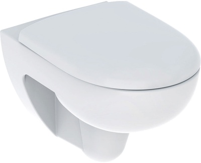 Комплект унитаза Geberit Renova 500.124.TC.R с инсталляцией Duofix с сиденьем Микролифт и клавишей смыва Хром глянцевый