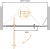 Душевая дверь Cezares Molveno BA-11 130 MOLVENO-BA-11-100+30-P-Cr профиль Хром стекло рифленое