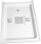 Душевая кабина WeltWasser WW500 Laine 904 90x90 10000003268 профиль Хром стекло прозрачное