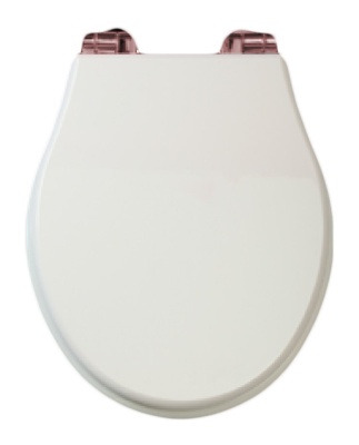 Крышка-сиденье для унитаза Impero ML.IMP-26.210.LB DO. Цвет Laccato Bianco, петли цвета золото.