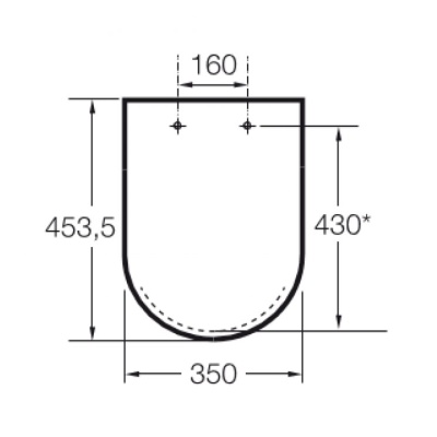 Сиденье для унитаза Roca The Gap 801472004 Белая с микролифтом
