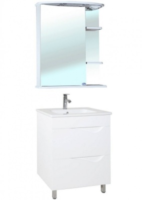 Тумба c раковиной Bellezza Эйфория 60 Белая