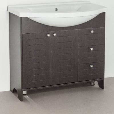 Тумба под раковину Style Line Кантри 90 Венге