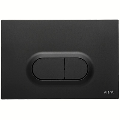 Клавиша смыва Vitra Loop O 740-0511 Черная матовая