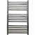 Электрический полотенцесушитель Ника Modern ЛМ 6 100x50 масляный Antique silver matt 15 перекладин