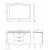 Тумба с раковиной Comforty Монако 120 3132224 Белая Тумба с раковиной Comforty Монако 120 3132224 Белая