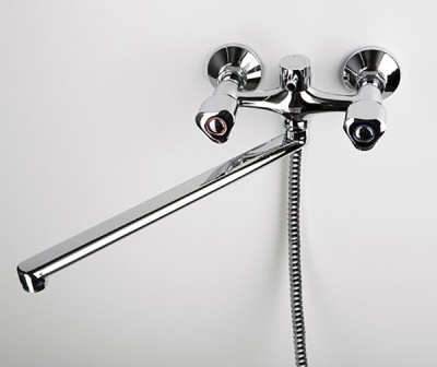 Смеситель для ванны WasserKRAFT Amper 2902L универсальный Хром