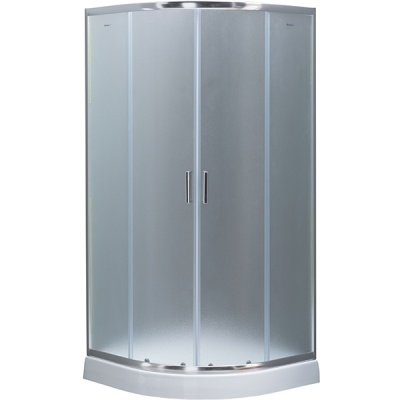 Душевой уголок Aquanet SE-900Q 90x90 профиль Хром стекло с узором