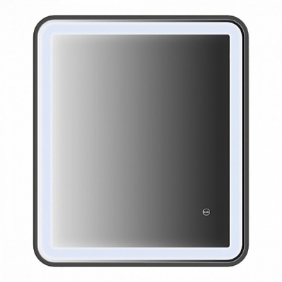 Зеркало Iddis Cloud 60 с подсветкой Черный матовый Зеркало Iddis Cloud 60 с подсветкой Черный матовый
