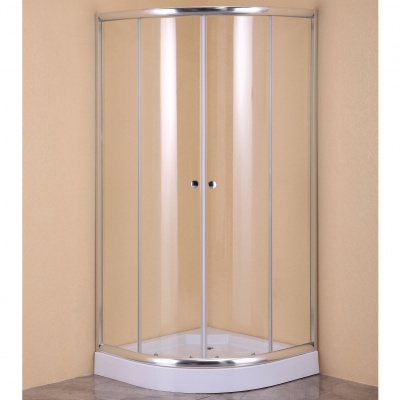 Душевой уголок Agger A01-090TCR 90x90 профиль Хром стекло прозрачное