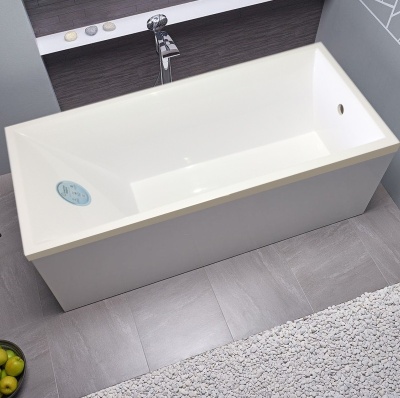 Ванна из литьевого мрамора Marmo Bagno Милано 170x75 MB-M170-75 с ножками без гидромассажа