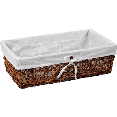 Корзина для белья WasserKRAFT Exter 52x31x16 WB-160-L Коричневая