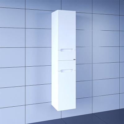 Шкаф пенал СанТа Лондон 30 524007 подвесной Белый