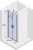 Душевая дверь Riho Novik Z111 100 GZ6100000 профиль Хром стекло прозрачное