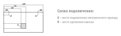 Зеркало Акватон Отель 127 1A107802OT010 Хром