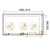 Душевой уголок Cezares Stylus-M AH-1 160x90 профиль Хром стекло прозрачное