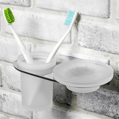 Держатель стакана и мыльницы WasserKRAFT Kammel К-8326 Хром