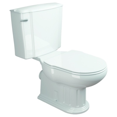 Унитаз-компакт Sanitana Grecia S10070223400000+S10070366800000+S80006832900000 с бачком и Белым сиденьем