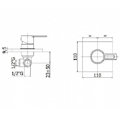 Смеситель для душа Paffoni Ringo RIN010BO/M Белый матовый