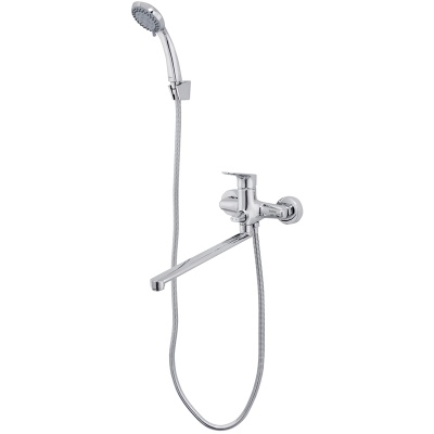 Смеситель для ванны Raiber Metris R5502 универсальный Хром