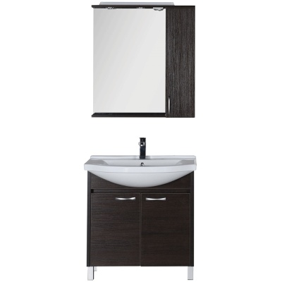 Комплект мебели для ванной Aquanet Донна 80 168944 Венге