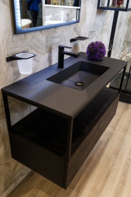 Раковина Acquabella Integra 90 ENCIM.INTEGRA_90_S/F_SLATE Белая