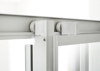 Душевая дверь в нишу Huppe Alpha 120 AL2020.055.321 Профиль белый, стекло прозрачное