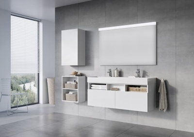 Зеркало Ravak Natural 120 с подсветкой Белое