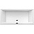 Квариловая ванна Villeroy&Boch Squaro Edge 12 180x80 UBQ180SQE2DV-01 без гидромассажа