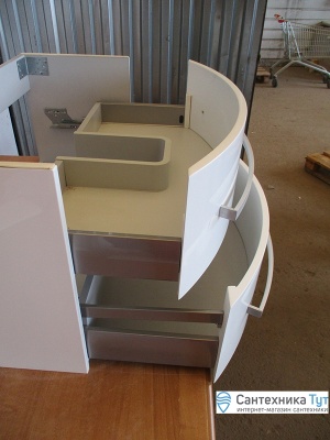 Тумба под раковину Astra Form Венеция 80 042280 подвесная Белая