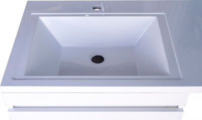 Тумба под раковину Style Line Даллас 120 Люкс Plus СС-00002272 3 ящика Белая