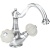 Смеситель для раковины Migliore Olivia ML.OLV-5834 Белый Хром