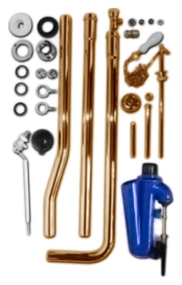 Механизм слива с высокой трубой Azzurra B1900ТВ br