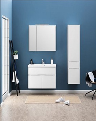 Тумба под раковину Aquanet Латина 80 179638 подвесная Белая