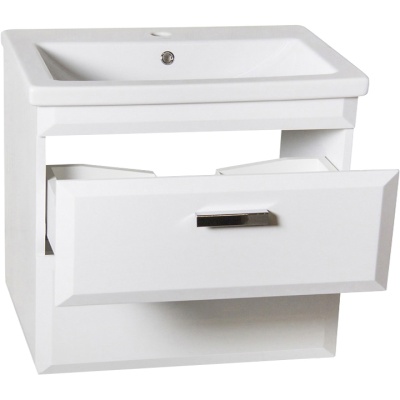 Тумба под раковину Style Line Лотос 70 Люкс Plus подвесная Белая