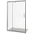 Душевая дверь в нишу Good Door Orion WTW-PD-140 140 профиль Хром стекло прозрачное