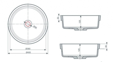 Раковина Kolpa San Oriana In 40 Белая