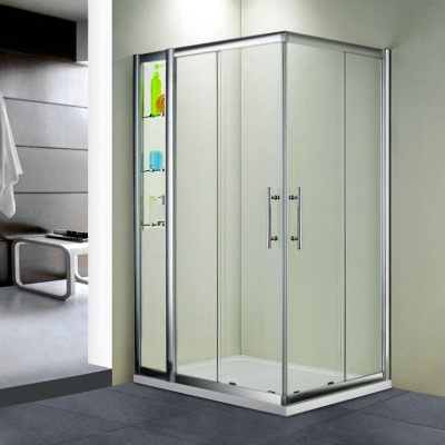 Душевой уголок RGW Hotel HO-43 100x130 профиль Хром стекло прозрачное