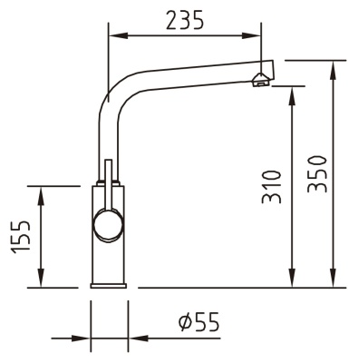 Смеситель для кухни Clever Osmosis 99684 Хром