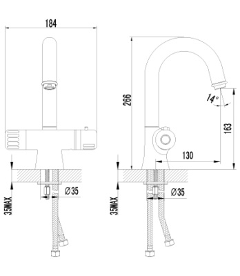 Термостат Lemark Thermo LM7736C для раковины