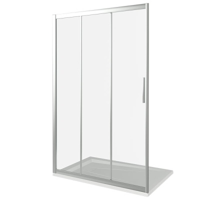 Душевая дверь в нишу Good Door Orion WTW-110 110 профиль Хром стекло прозрачное
