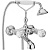 Смеситель для ванны Webert Karenina KA720201 Хром кристаллы Swarovski