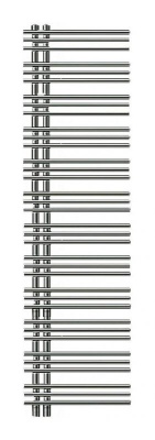 Полотенцесушитель Zehnder Yucca asymmetric YAD-170-060 Белый