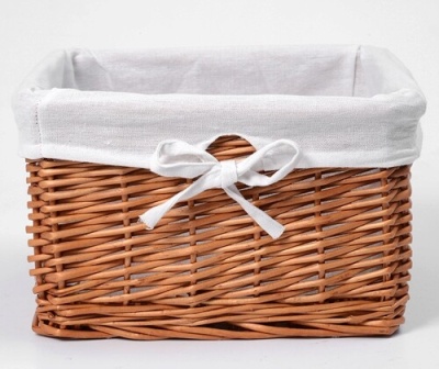 Корзина для белья WasserKRAFT Dinkel 25x25x16 WB-580-S Коричневая