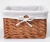 Корзина для белья WasserKRAFT Dinkel 25x25x16 WB-580-S Коричневая